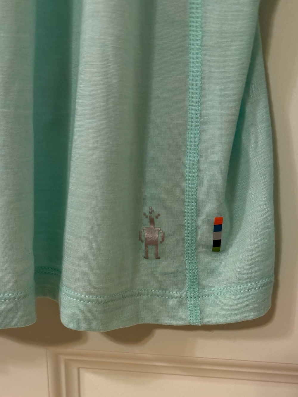 Women’s Smartwool Light Turquoise Medium Merino Sport 120 EUC Lightweight - Picture 2 of 11
